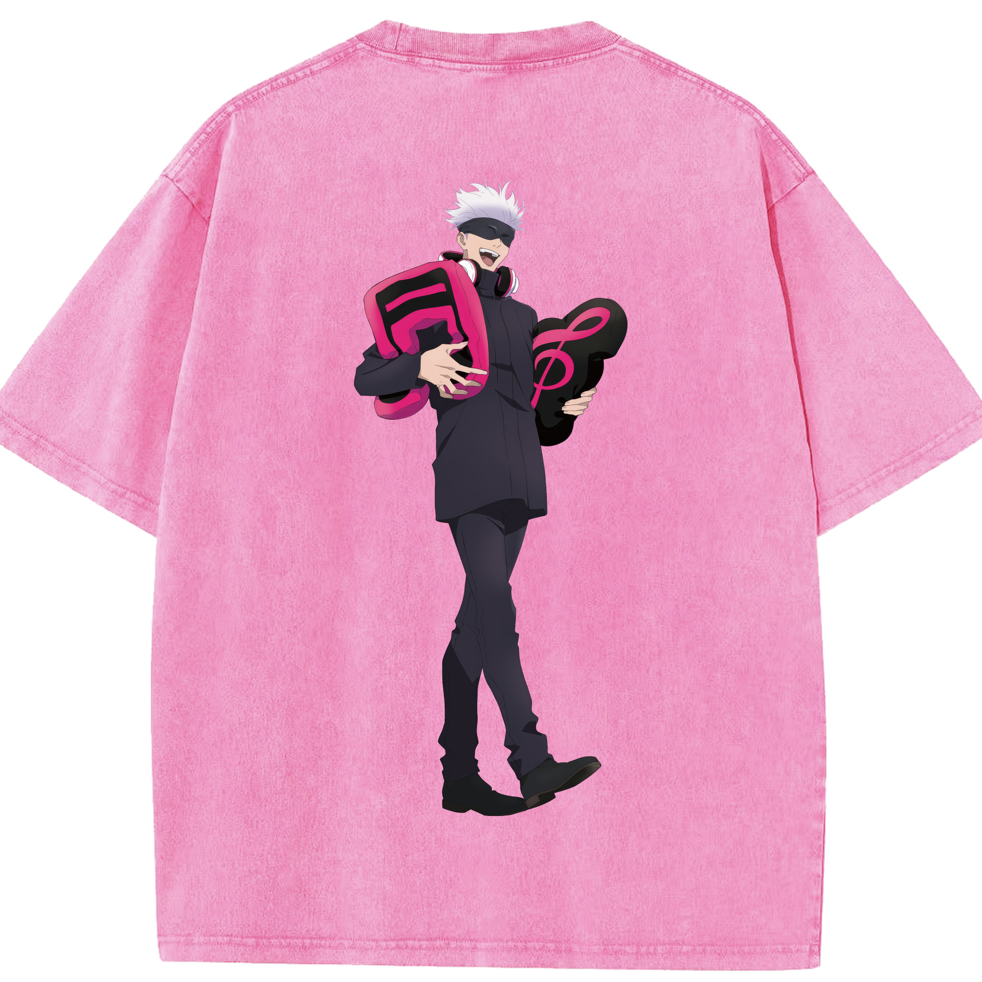 （画像用） 呪術廻戦 Jujutsu Kaisen 綿100% ヴィンテージ風 半袖Tシャツ（背面プリント）